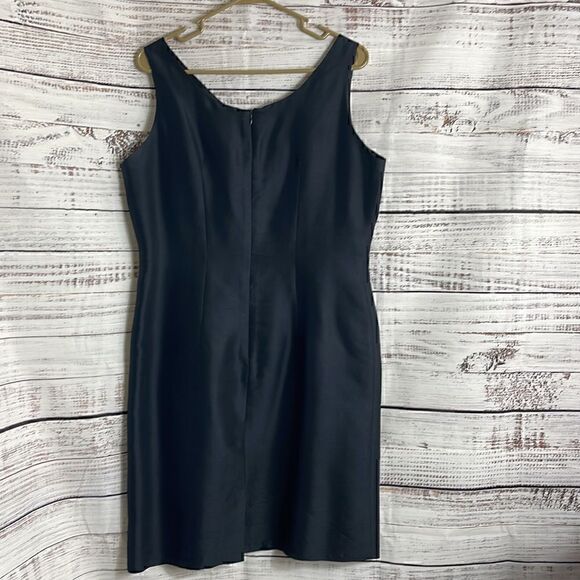 Vision Apparel Dress Womens Vintage Y2K 100% silk scoop neck Sleeveless mini - Picture 4 of 8